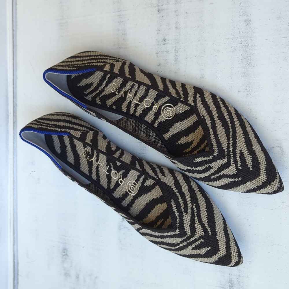 Rothy's The Point in Zebra